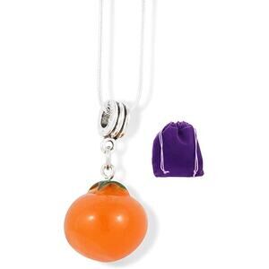 Tomato Charm Snake Chain Necklace